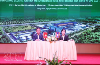 Workshop discusses sustainable development of Vietnam-invested bauxite project in Laos.